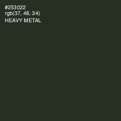 #253022 - Heavy Metal Color Image